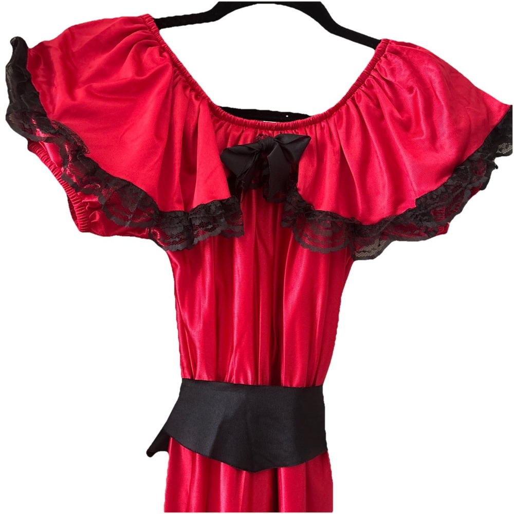 Halloween Sensations Scarlett Southern Belle Red Costume Sz Girls Large 12-14